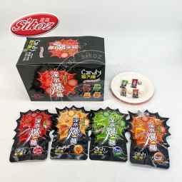 酸味酸糖有四种苏打口味：雪碧，可口可乐，芬达和红牛