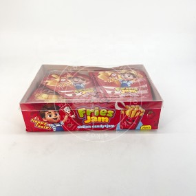 French Fries Shaped Marshmallows and Tomato Jam