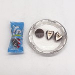 巧克力填充棉花糖与可可粉