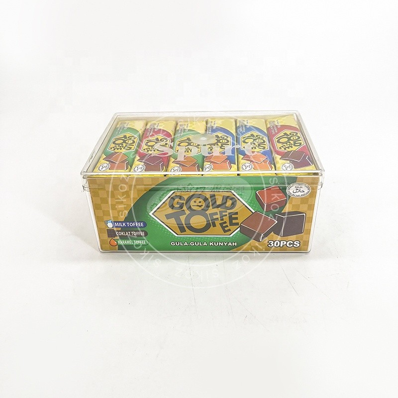 The Three Flavors of Toffee Are Milk Toffee, Coklat Toffee, and Karamel Toffee