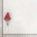 水果味硬糖西瓜形棒棒糖