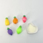 水果形状的粉末糖果