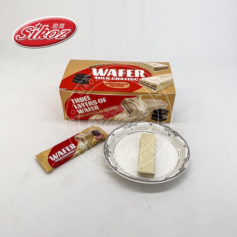 Three Layers of Wafer Milk Coating