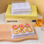 Customized Sandwich Paper Tray Packaging Box Supplier - for Toast Bread Burgers Baking Pastry