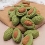 Mini Badamu Milk Chocolate Supplier - Sandwich Solid with Nut Matcha Flavors