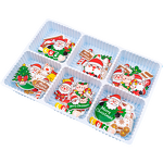 Christmas Chocolate Cake Decoration Set Manufacturer - Tree Hat Santa Claus Bell-Baking