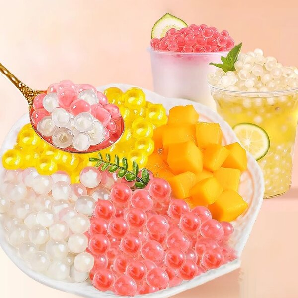 Low Sugar Horseshoe Popping Boba Manufacturer - Crispy Fluffy Pearl Milk Tea Barley