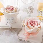 Cake Decoration Manufacturer - Customized Flower & Heart Cake Topper for Wedding