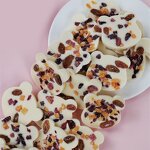 Chocolate Candy Supplier - Raisin Cranberry Filling with Chocolate Nut Filling