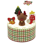 Customized Christmas Chocolate Decoration Manufacturer - Cake Decoration Tree Santa Claus Mixed