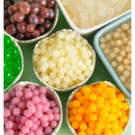 Mango Popping Boba Supplier - Milk Tea Special Raw Materials Dessert Ingredients Barley