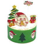 Christmas Chocolate Cake Decoration Supplier - Wholesale Santa Claus Tree White Snowflake