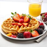 Waffle Cake Premix Supplier - 5kg Powder Baking Flour Ingredients