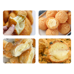 Patisserie Sandwich Sauce Supplier - 1kg Custard Cream Yogurt Cheese Durian Bakery