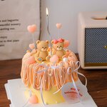 Cake Decoration Supplier - Customized Rose Flower Cake Topper for Valentine's Day