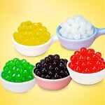 Dessert Baking Ingredients Supplier - Horseshoe Bursting Pearl for Milk Tea Shops