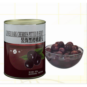 Black Fresh Cherry Canned Food Manufacturer - Red Cherry Bottled Cake Dessert Decoration