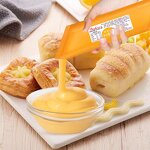 Patisserie Sandwich Sauce Supplier - 1kg Custard Cream Yogurt Cheese Durian Bakery