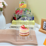 Disposable Transparent Hamburger Bento Box Manufacturer - Wholesale Butter Rice Cake Packaging