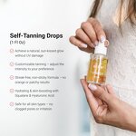 Self-Tan Drops Manufacturer - Vegan Squalane Hyaluronic Acid DHA
