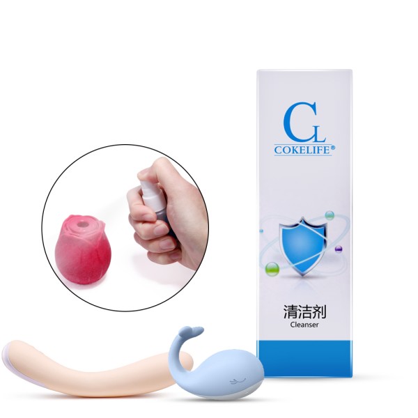 CokeLife工厂定制批发性玩具清洁用品成人性玩具清洁用品绿色安全成分