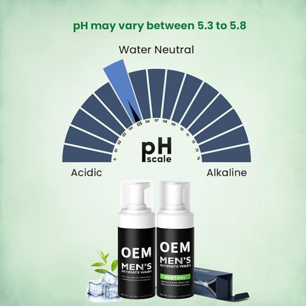 CokeLife Private Label Natural Organic Ph Balance Foam Cleansing Men Hygiene Men's Intimate Wash Health Men Care