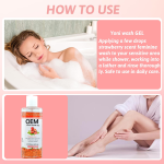 CokeLife OEM Natural Feminine Wash Gel Customized Label Nature-Friendly PH Balance Daily Use Vaginal Cleaning Gel for Women