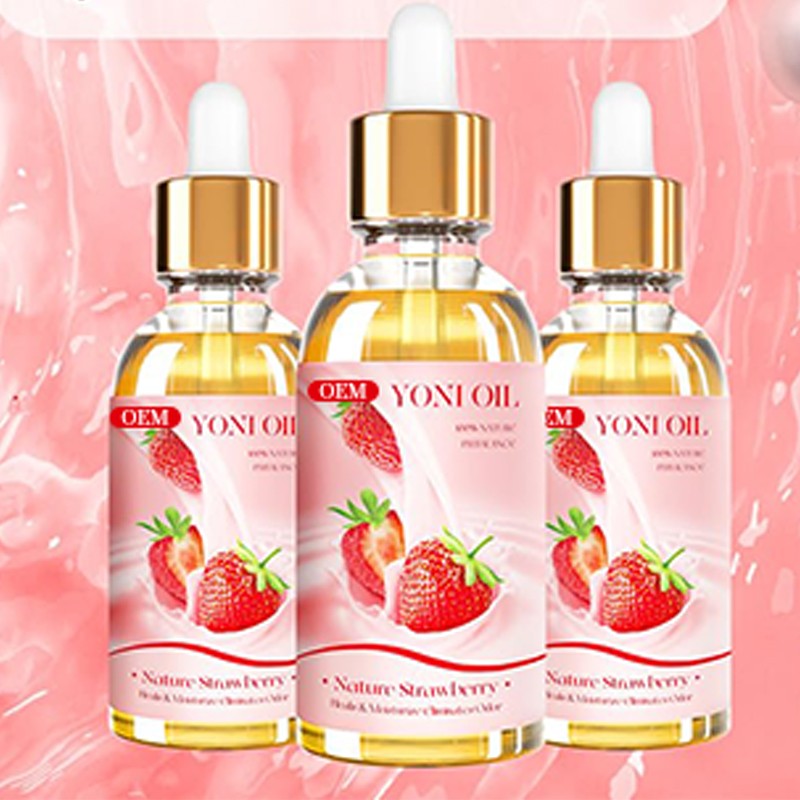 Cokelife OEM Wholesale 30ml Female Yoni Oil Private Label Sexy Gel for Vaginal Care Strawberry Scented Yoni Oil for Women