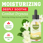 CokeLifde Custom Logo Organic Yoni Essential Oil Private Label Peach Jasmine Vaginal Yoni Oil for Women PH Balanced