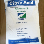 Citric Acid Anhydrous Supplier - Food Grade TTCA Yingxuan Brand 99.5% Powder