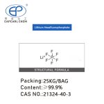 Lithium Hexafluorophosphate Manufacturer - 99.9% Industrial Grade 25kg