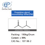 Propylene Glycol Methyl Ether Supplier - Industrial Grade 99% Liquid