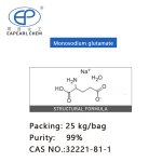 Monosodium Glutamate Manufacturer - 99% Food Grade Flavor Enhancer