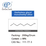 Diethylene Glycol Monomethyl Ether Factory - 99% Pure Liquid Solvent