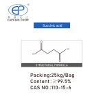 Succinic Acid Supplier - Bio-Based CAS110-15-6 Food Additive