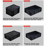 ESD Plastic Box Supplier - Antistatic PP PVC Box with Lid Components Box