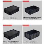 ESD Plastic Box Supplier - Antistatic PP PVC Box with Lid Components Box