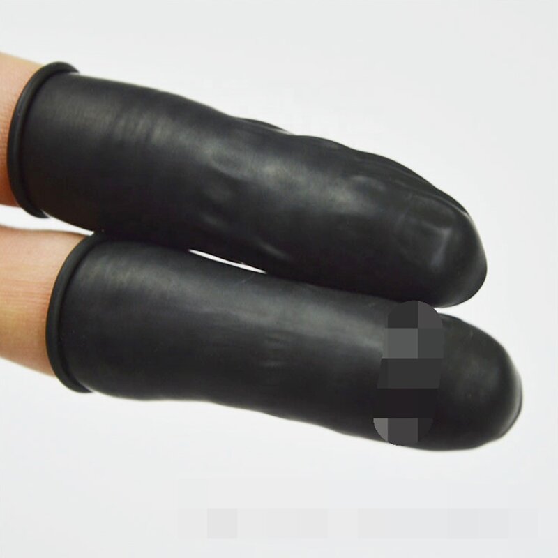 Disposable Finger Cots Factory - Powder-free Latex Anti-static Black Cots