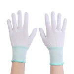 PU Coated Gloves Supplier - White Anti-static Electronics Factory Small Size