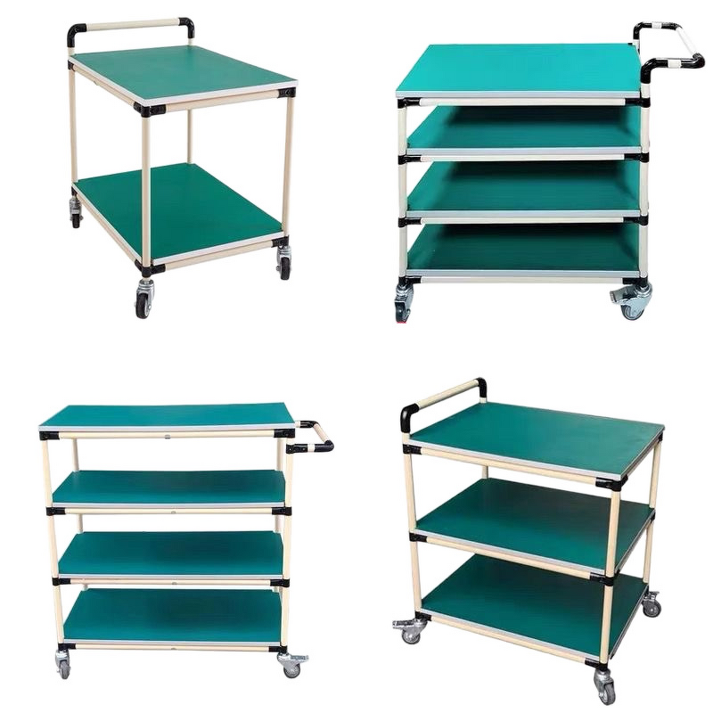 Anti-Static Handcart Factory - Multi-Layer Wheeled E-Commerce Sorting Cart