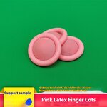 Anti Static Finger Cots Supplier - Disposable Pink Nitrile Rubber Medical Cots