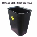Anti-static Trash Can Supplier - ESD15L Clean Room Storage Bucket with Lid