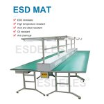 ESD Table Mat Factory - Green Gray Blue Color Anti Static Rubber Mat Roll