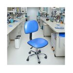 ESD PU Leather Chair Supplier - Industrial Cleanroom Nylon Metal Chair