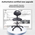 Anti-Static PU Foam Chair Supplier - Ergonomic Adjustable Backrest Computer Chair