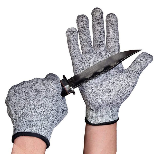 Anti-Cut Work Gloves Factory - CE HPPE Level 5 PU Dipped Gloves