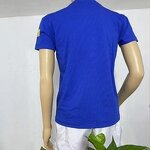 ESD Polo T-Shirt Supplier - Blue Unisex Cotton Conductive Workwear Shirt