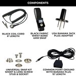 ESD Ground Kit Supplier - Workstation 15' Banana Plug Adapter Snap Kit