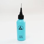 Anti-Static Nozzle Bottle Supplier - 250ml Yellow Blue Plastic Solvent Bottle