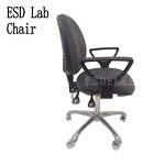 ESD Fabric Chair Factory - Aluminum Swivel Rotate Lift Arm Rest Chair